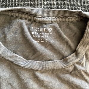 Dark grey - JCrew slim broken in tees - XS